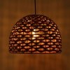 Lampa sufitowa w stylu boho naturalny pleciony abażur hiacynt wodny 55873-017 DIJK